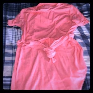 Summer shirt with split on side